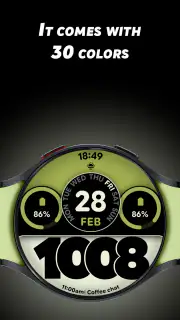 Pixel Light - Watch face screenshot 2