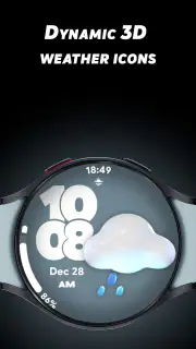 Pixel Weather 2 - Watch face screenshot 5