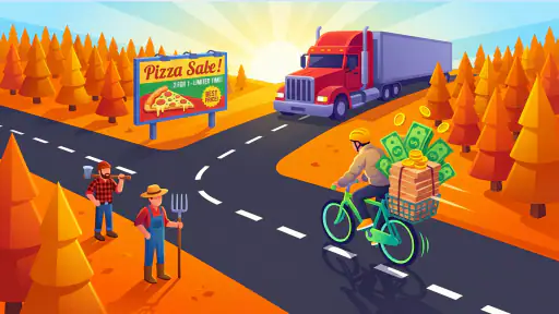 Pizza Dash: Moto Delivery screenshot 7