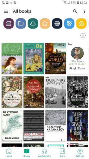 Pocketbook lecteur screenshot