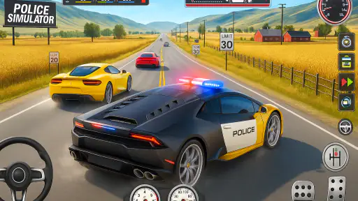 Police Car Chase: police Games screenshot