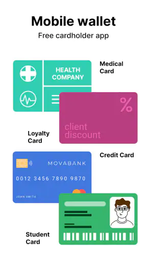 Porte cartes virtuel screenshot