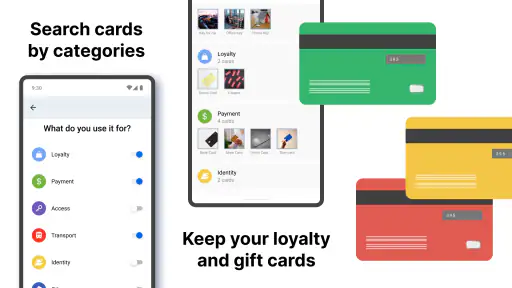 Porte cartes virtuel screenshot