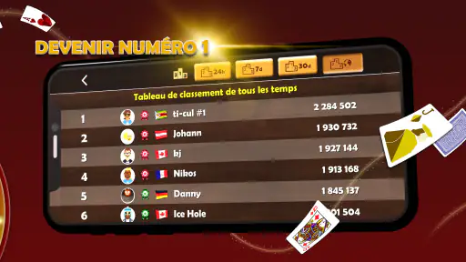 Président Jeu de Carte Online screenshot 4