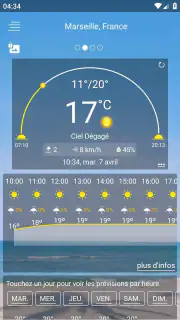 Prevision meteo screenshot 1
