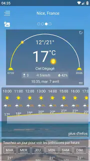 Prevision meteo screenshot 3