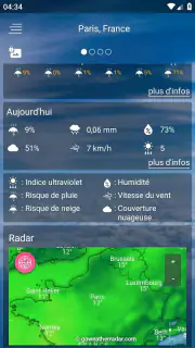 Prevision meteo screenshot 4