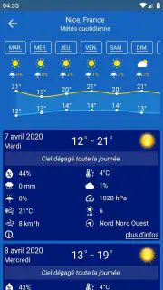 Prevision meteo screenshot 7