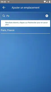 Prevision meteo screenshot 8
