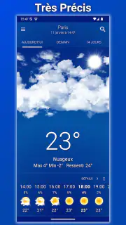 Prévisions Météo : Ciel Dégagé screenshot 1