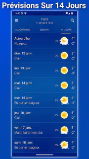 Prévisions Météo : Ciel Dégagé screenshot 5