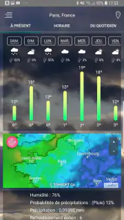 Prévisions météorologiques screenshot 2