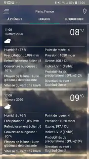 Prévisions météorologiques screenshot 4