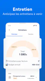 Prix, historique, km, essence screenshot 4