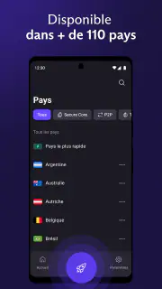 Proton VPN : rapide et sûr screenshot 3