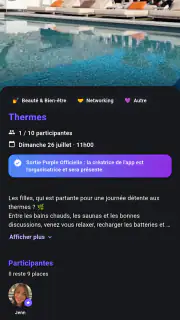 Purple: Amis & Sorties screenshot 5