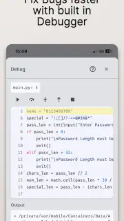 Python Coding Editor & IDE App screenshot 5