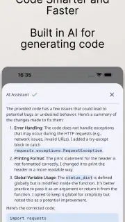 Python Coding Editor & IDE App screenshot 6