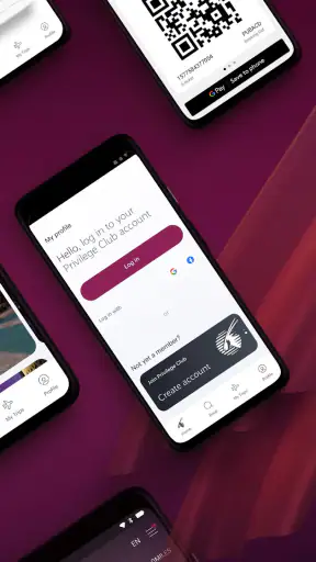 Qatar Airways screenshot