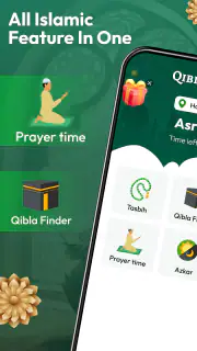 Qibla boussole, Horaire priere screenshot 2