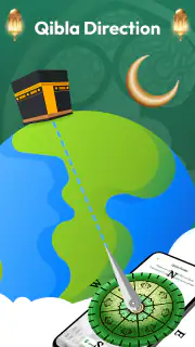 Qibla boussole, Horaire priere screenshot 4