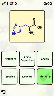 Quiz Acides Aminés screenshot 5