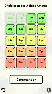 Quiz Acides Aminés screenshot 8