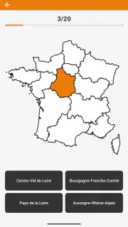 Quiz Départements et Régions screenshot 1