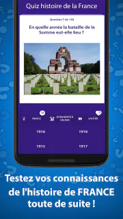 Quiz Histoire de la France screenshot 2