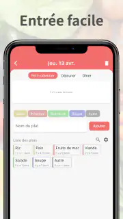 Quotidien Repas Planificateur screenshot 3