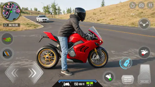 Real Bike Driving Racing Games screenshot 2