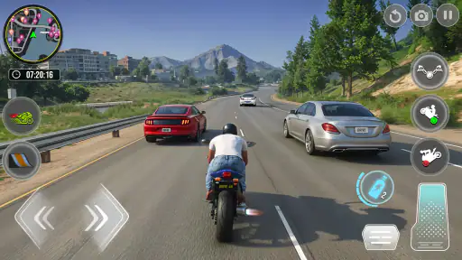 Real Bike Driving Racing Games screenshot 4