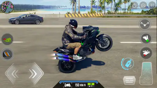 Real Bike Driving Racing Games screenshot 5