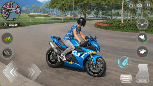 Real Bike Driving Racing Games screenshot 7