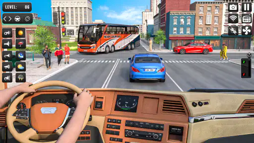Real Bus Driving Games Sim 3D screenshot 5