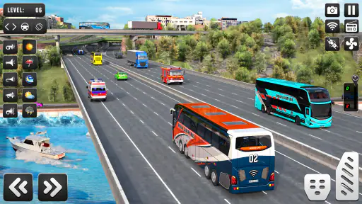 Real Bus Driving Games Sim 3D screenshot 7