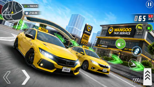 Real Taxi Car Drifting Driving screenshot 4