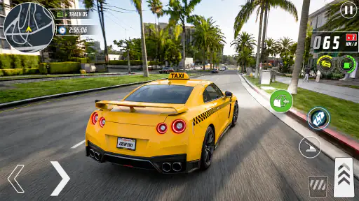 Real Taxi Car Drifting Driving screenshot 5