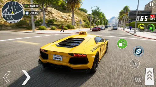 Real Taxi Car Drifting Driving screenshot 6
