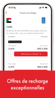 Rebtel : Recharges et appels screenshot 4