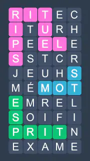 Mots Mêlés en Français screenshot 1