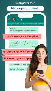 récupéré messages supprimé app screenshot 4