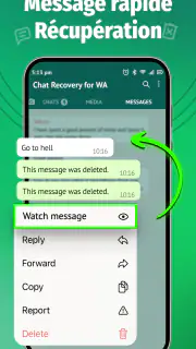 Récurer les messages suprimés! screenshot 5