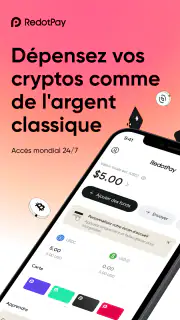 RedotPay Carte Crypto Paiement screenshot 1