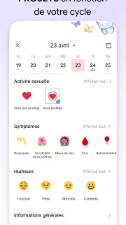 Regle Femme: Cycle Menstruel screenshot 2