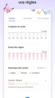 Regle Femme: Cycle Menstruel screenshot 3