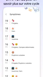 Regle Femme: Cycle Menstruel screenshot 4