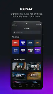 RMC BFM Play - Android TV screenshot 1