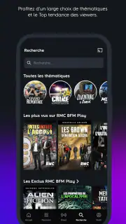 RMC BFM Play – TV live, Replay screenshot 5