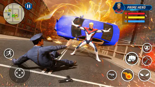 Rope Flying Hero Prime screenshot 6